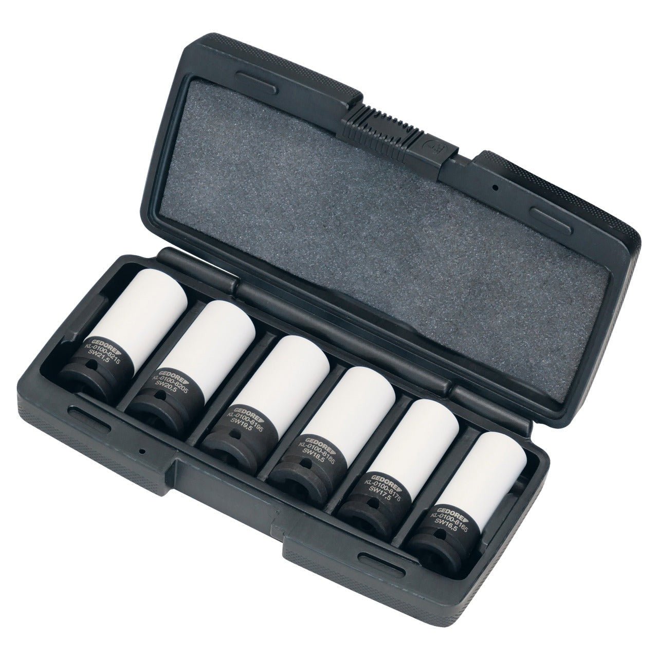KL - 0100 - 81 K - Kit de destornillador eléctrico, medias tallas, 1/2", 6 piezas - Ferrotecnia