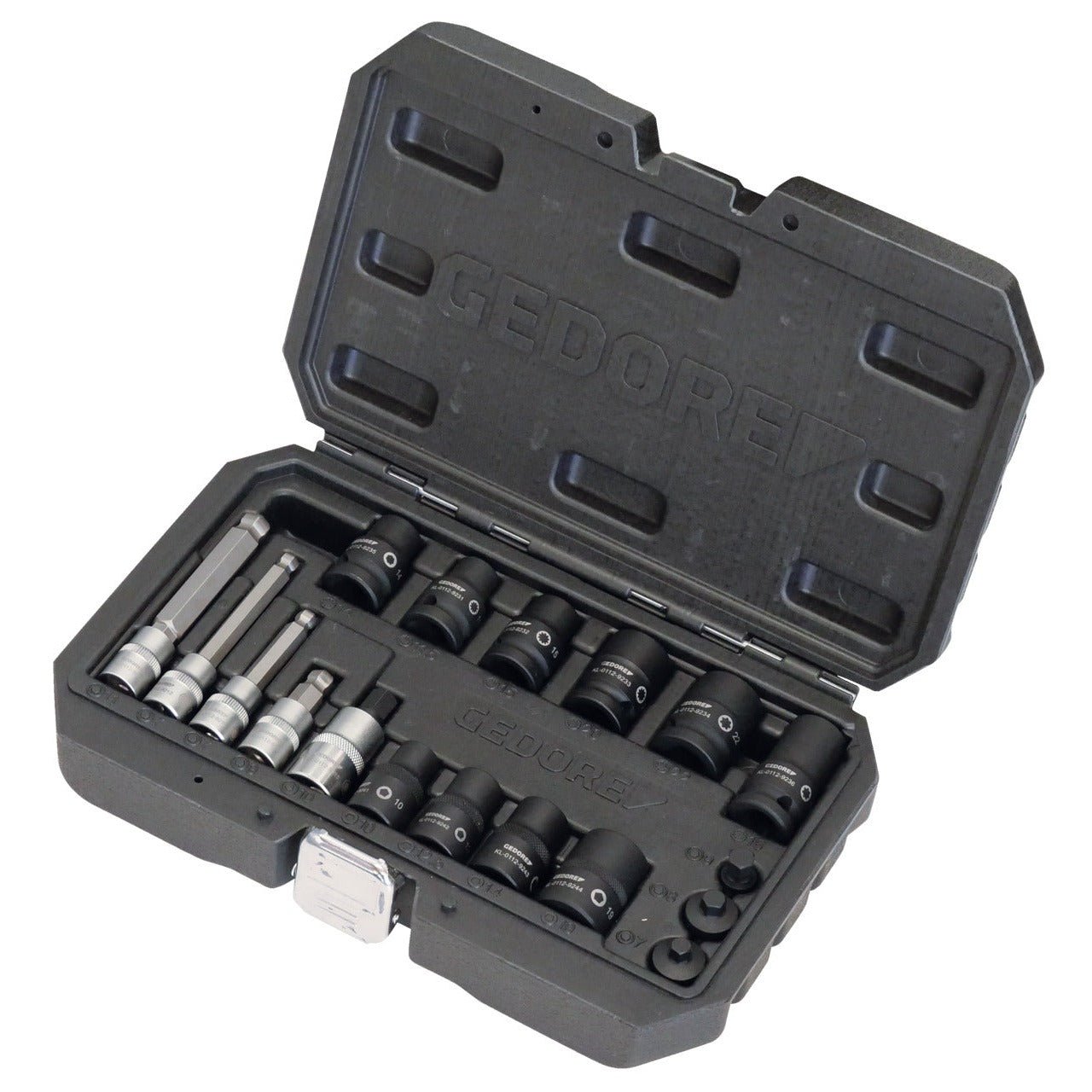 KL-0112-92 K - Juego de herramientas para pinzas de freno, incl. llave especial para RS/Q7, 18 piezas - Ferrotecnia