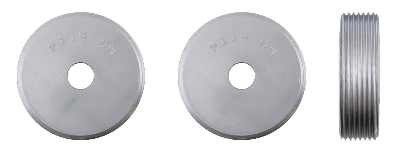 KL-0173-4602 - Juego de laminadores de roscas para paso de 1,5 mm, rosca a la derecha - Ferrotecnia