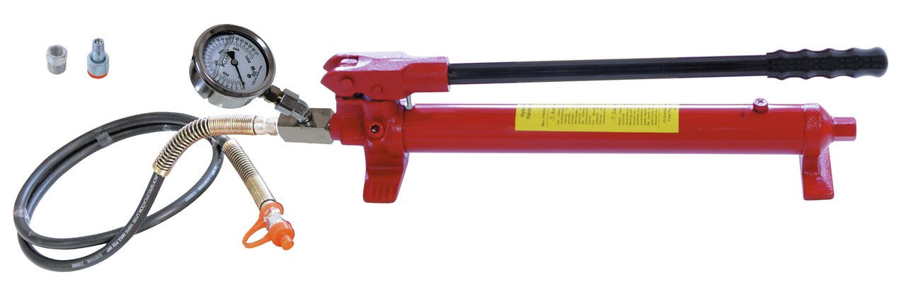 KL - 0215 - 35 M25 - Bomba manual hidráulica con manómetro. - Ferrotecnia