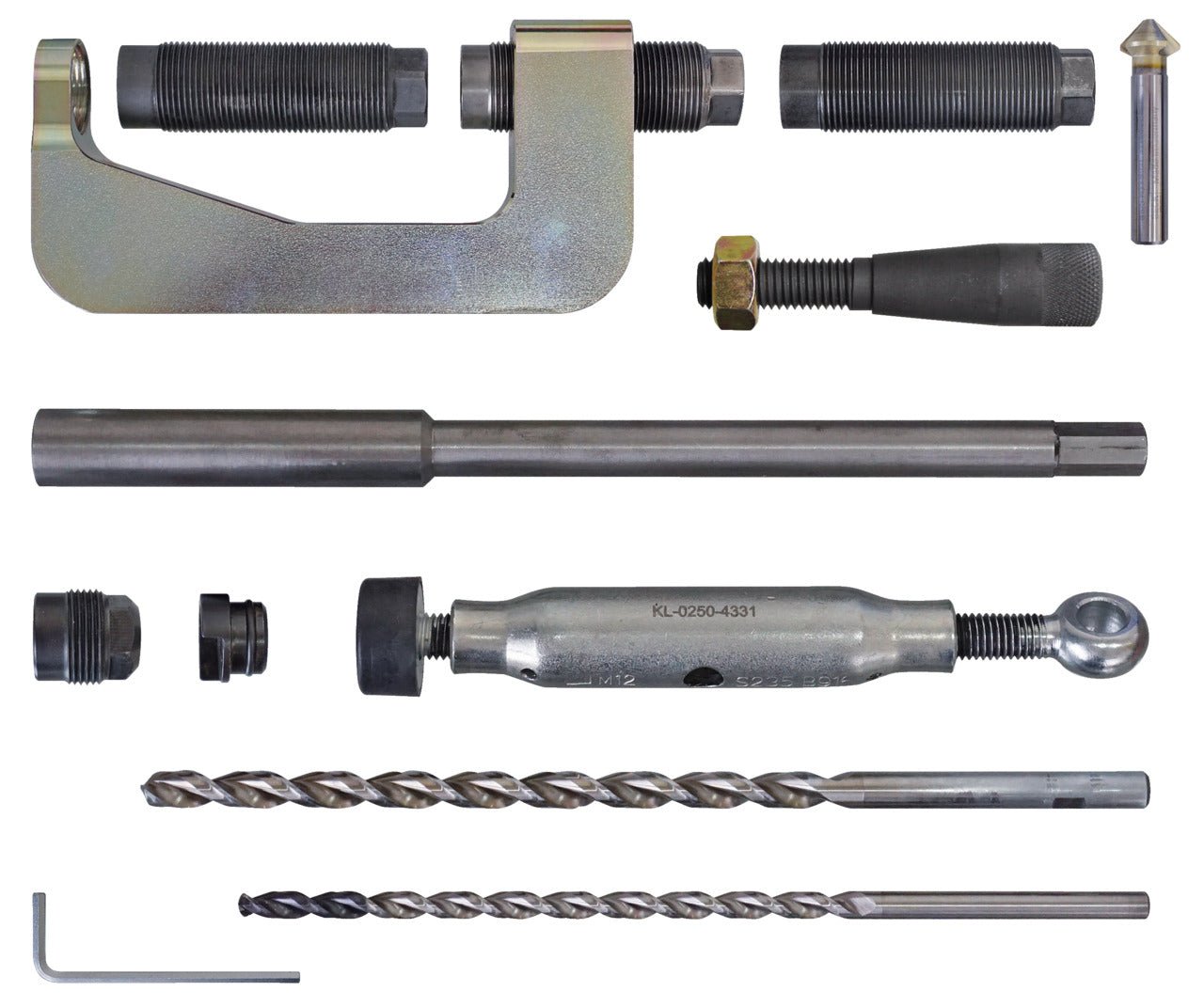 KL - 0250 - 43 KB - Kit de herramientas de taladrado para pernos de puntal, Grupo VAG - Ferrotecnia
