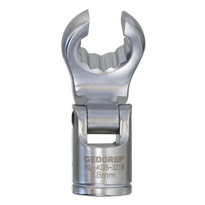 KL-4075-3218 - Llave de estrella para juntas SW18, D-6 puntas, 3/8" - Ferrotecnia