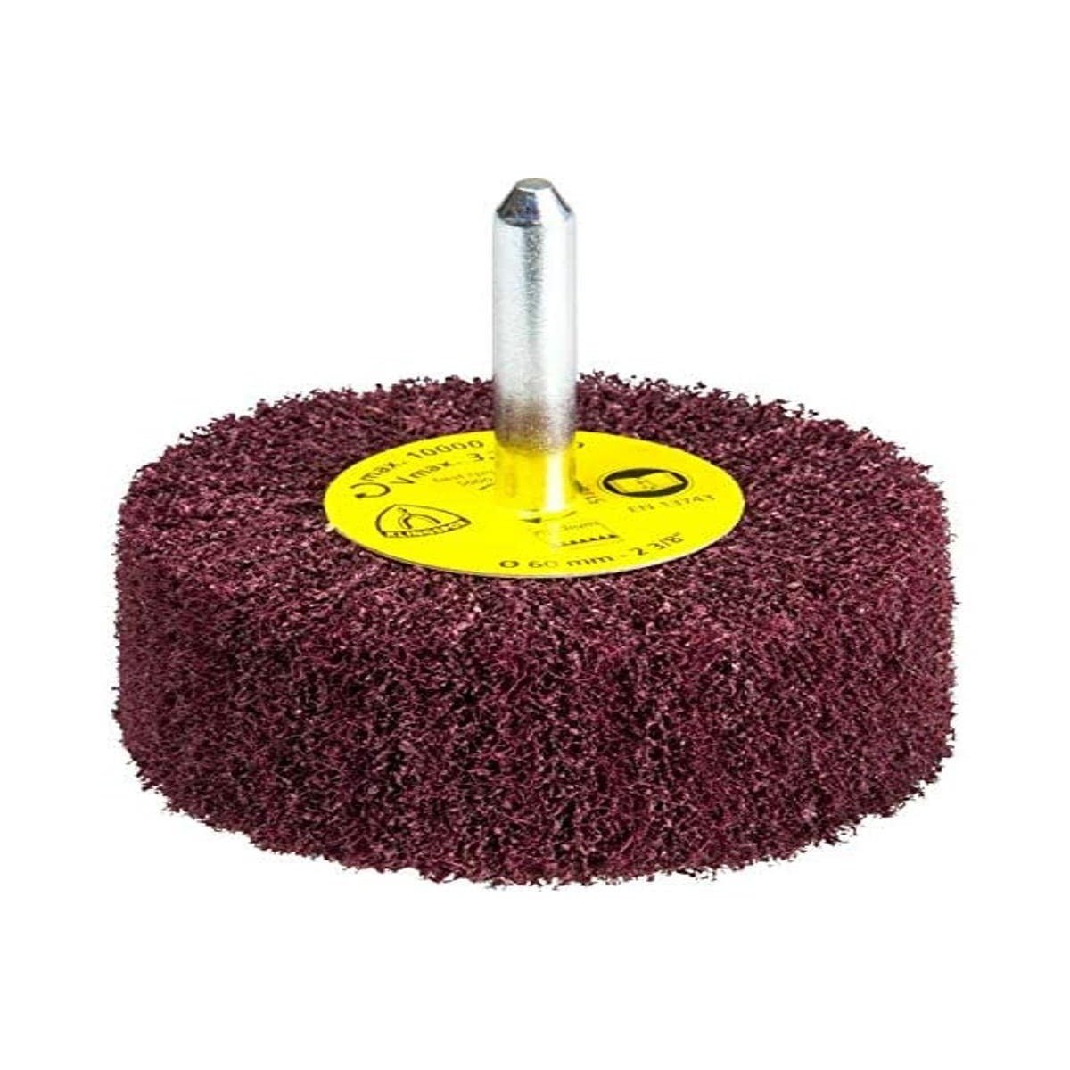 Klingspor 258917 - Rueda de láminas de no tejido con vástago NFS 600, grano grueso, 50 x 30 x 6 mm - Ferrotecnia