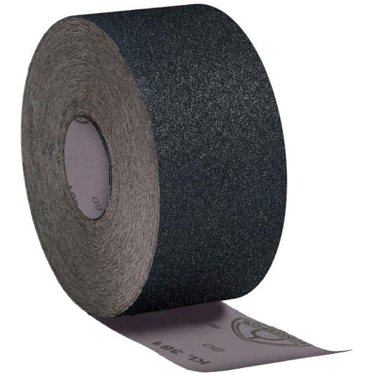 Klingspor 266274 - Rollo de tela abrasiva KL 381 J, grano 80, 200 mm x 50 m - Ferrotecnia