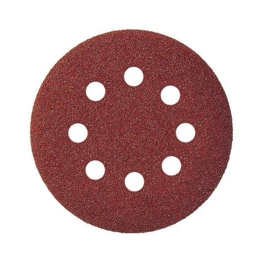 Klingspor 270443 - Disco de lija con velcro PS 18 EK, grano 100, 125 mm, perforación GLS5 (Lote de 50 uds) - Ferrotecnia