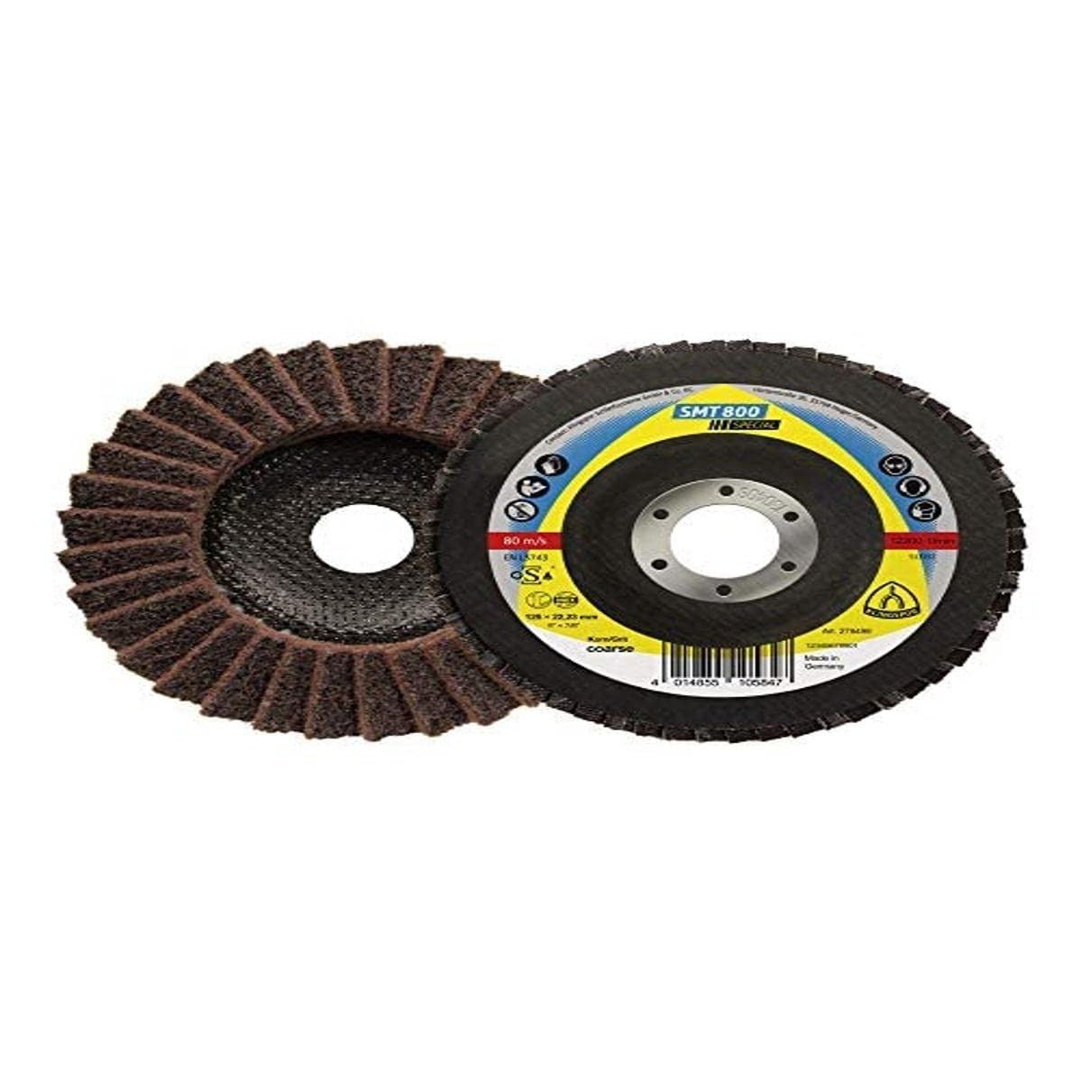 Klingspor 278498 - Disco de láminas de no tejido SMT 800, grado grueso, 125 x 22,23 mm - Ferrotecnia