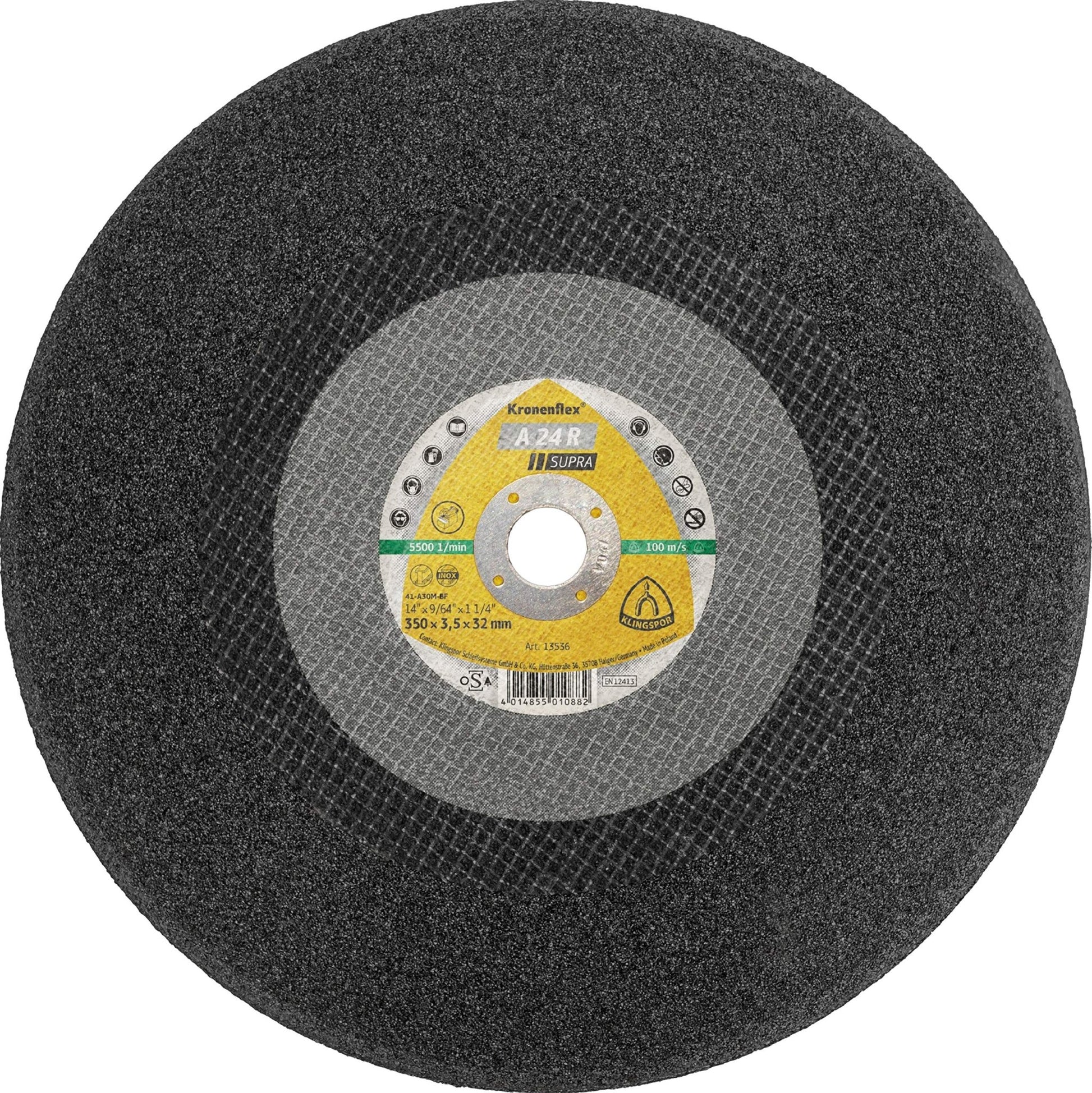 Klingspor 292932 - Disco de corte Kronenflex A 24 R Supra para acero, 400 x 4,5 x 32 mm