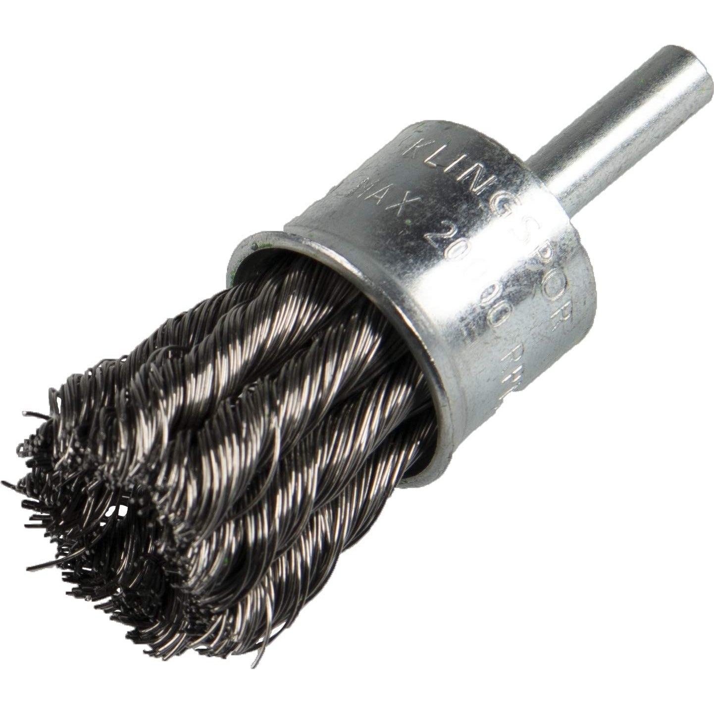 Klingspor 358345 - Cepillo de pincel BPS 600 Z de alambre inoxidable trenzado, 30 mm, vástago 6 mm - Ferrotecnia
