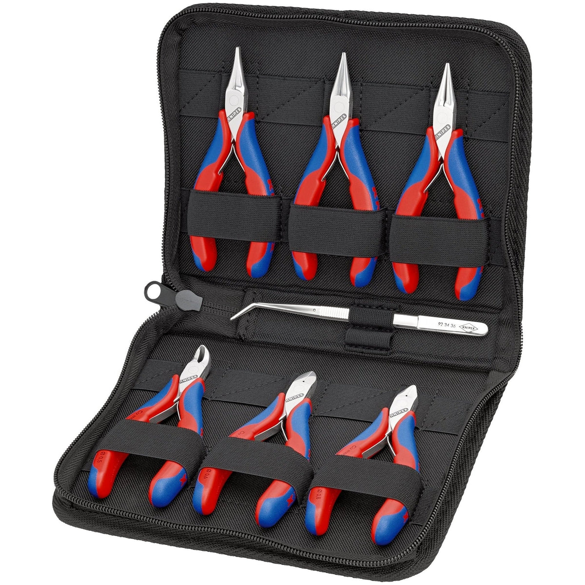 Knipex 00 20 16 - Estuche con alicates de electrónica - Ferrotecnia