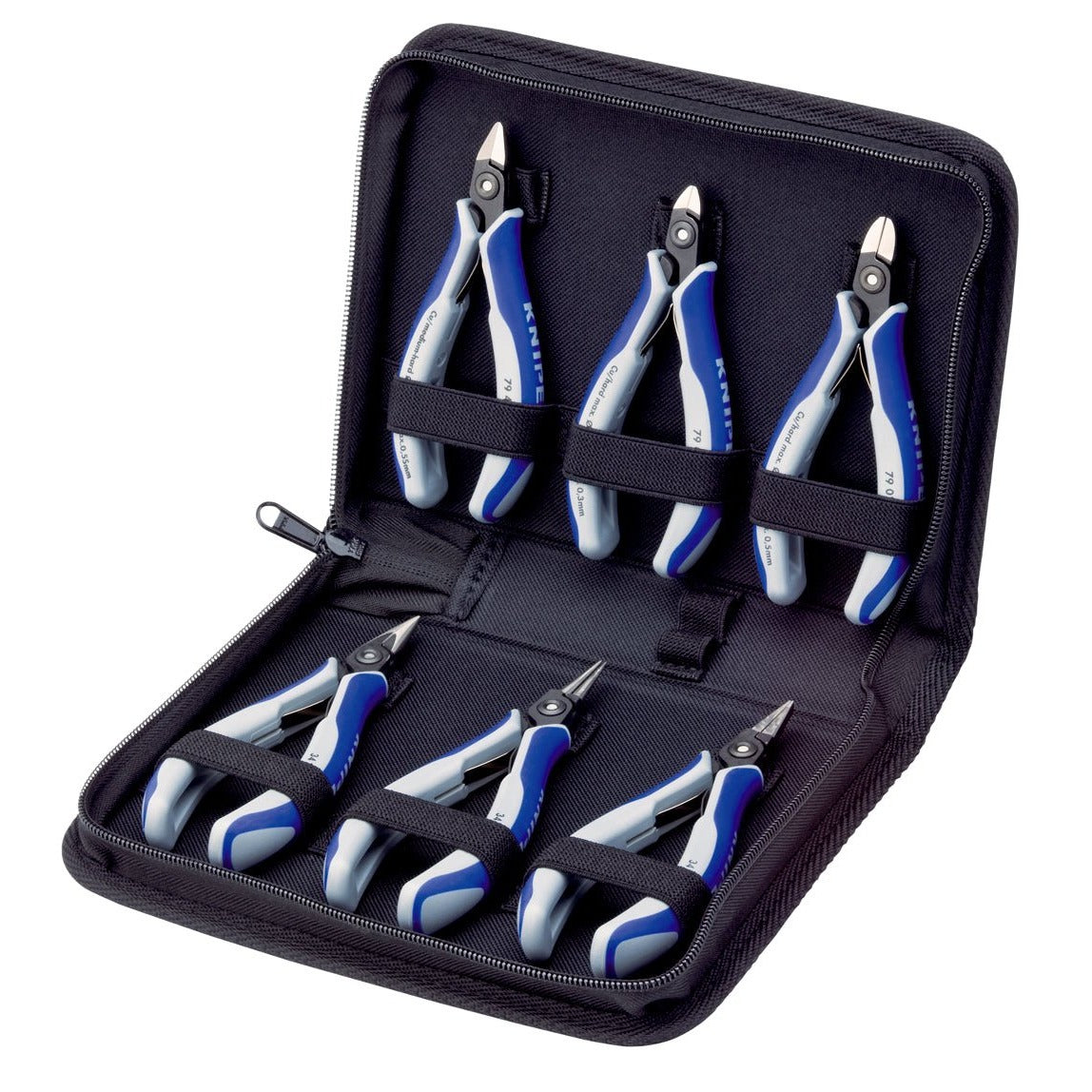 Knipex 00 20 16 P - Case with electronics pliers