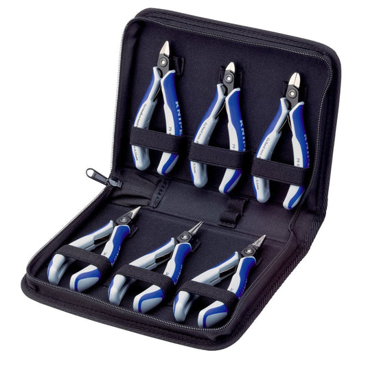 Knipex 00 20 16 P - Case with electronics pliers