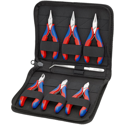 Knipex 00 20 16 - Estuche con alicates de electrónica