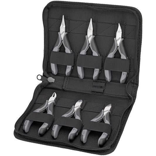 Knipex 00 20 17 - Case with electronics pliers