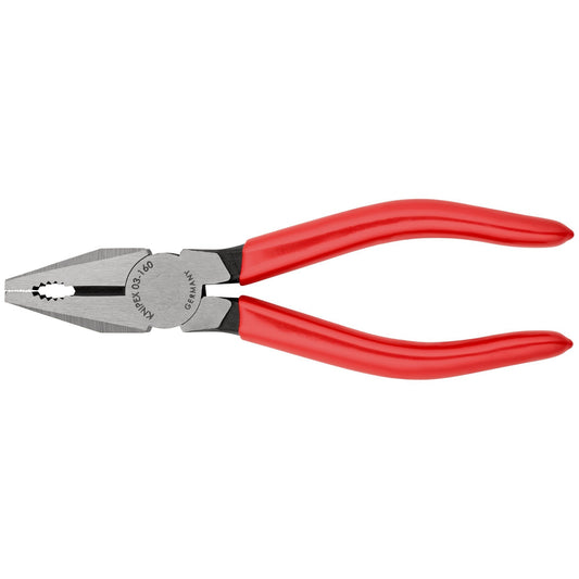 Knipex 0301160EAN -  Alicate universal con mangos recubiertos de plástico 160 mm