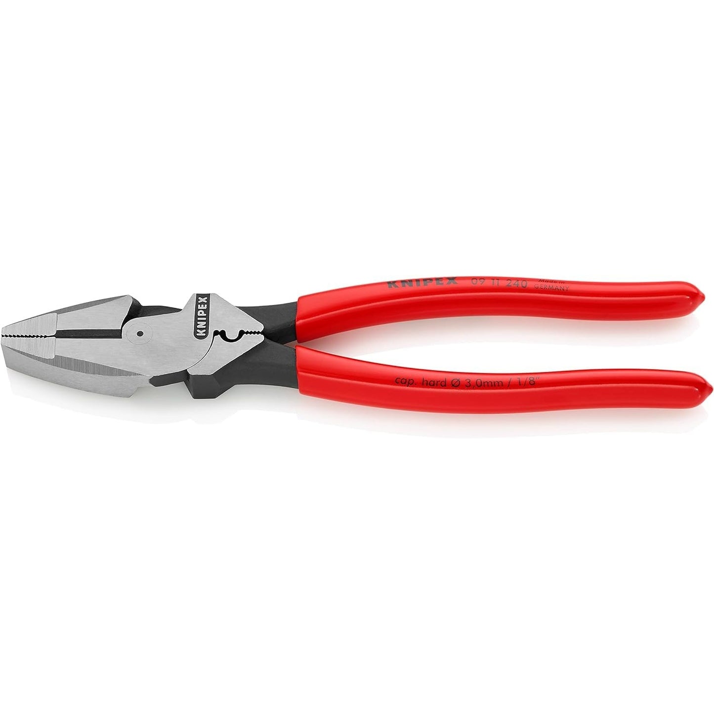 Knipex 09 11 240 - Knipex "Lineman" universal pliers with PVC handles