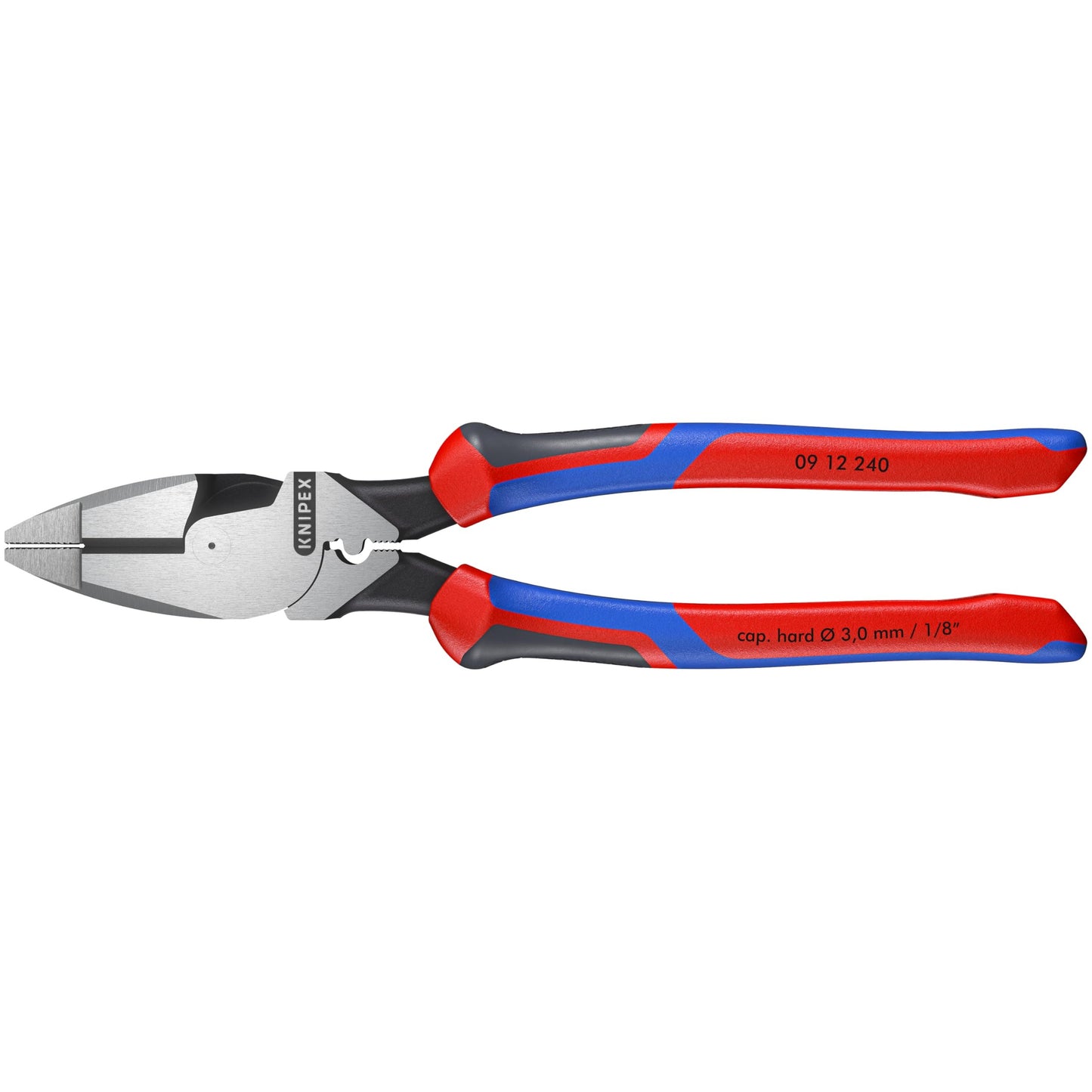 Knipex 09 12 240 - Alicate universal Knipex "Lineman" con mangos bicomponentes