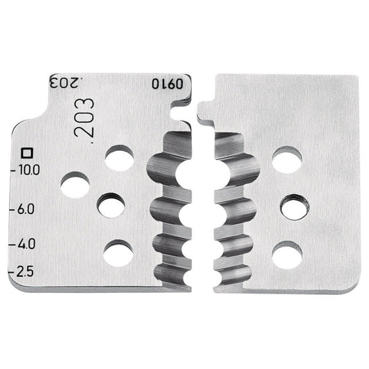 Knipex 12 19 10 - 1 juego de cuchillas de recambio para 12 12 10 - Ferrotecnia
