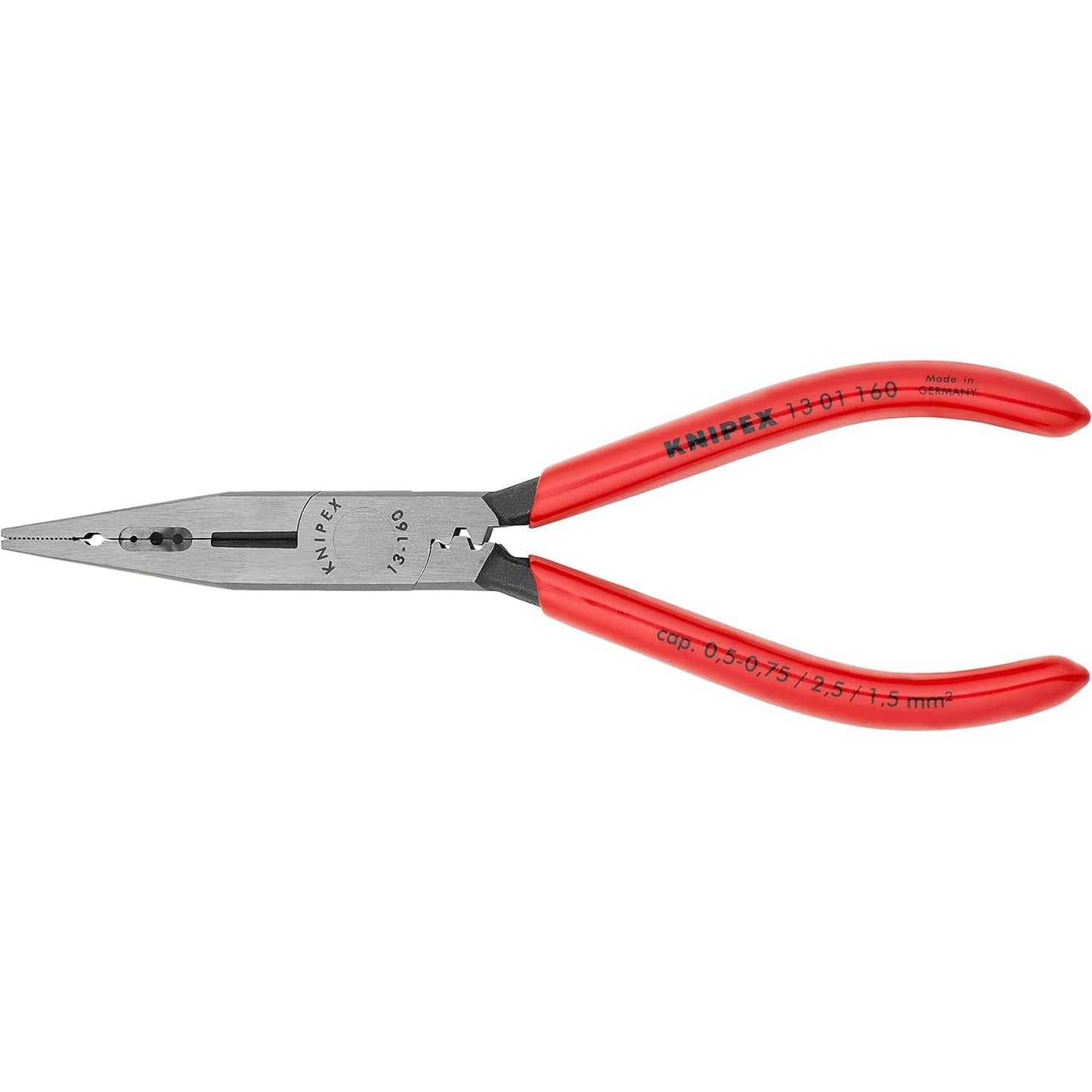 Knipex 13 01 160 - Knipex 160 mm electrician's pliers. with PVC handles