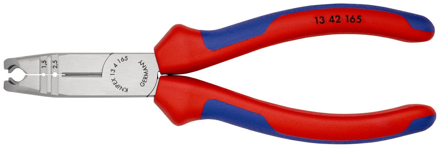 Knipex 13 42 165 - Alicate pelacables multifunción Knipex 165 mm. con mangos bicomponentes - Ferrotecnia