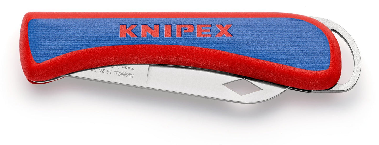Knipex 16 20 50 SB - Navaja de electricista Knipex (en embalaje autoservicio) - Ferrotecnia