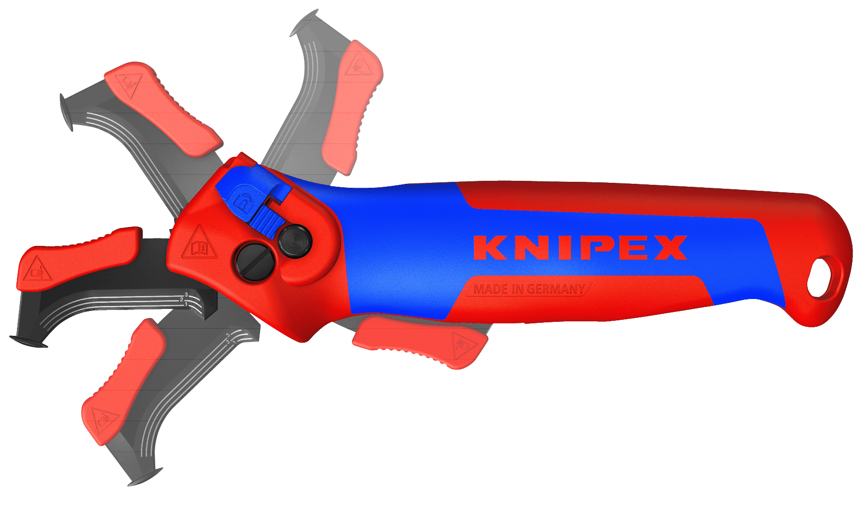 Knipex 16 50 145 SB - Pelacables con carraca y guía deslizamiento - Ferrotecnia
