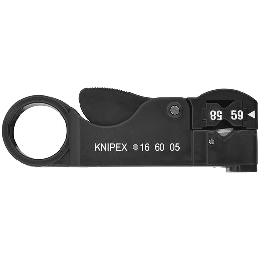 Knipex 16 60 05 SB - Wire stripper for Knipex coaxial cable (in self-service packaging)