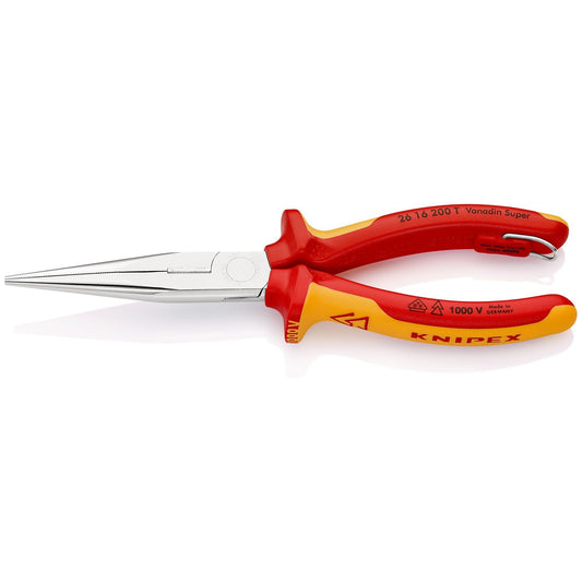 Knipex 2616200T - Insulated Anti-Drop Stork Nose Assembly Pliers 200 mm