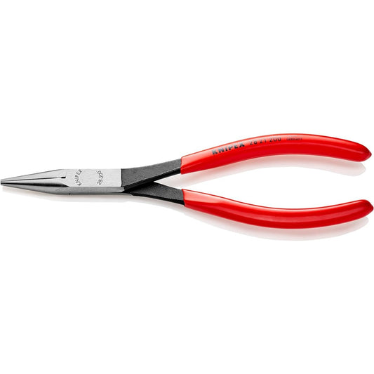 Knipex 28 21 200 - Assembly pliers with long Knipex 200 mm semi-round mouths. with PVC handles
