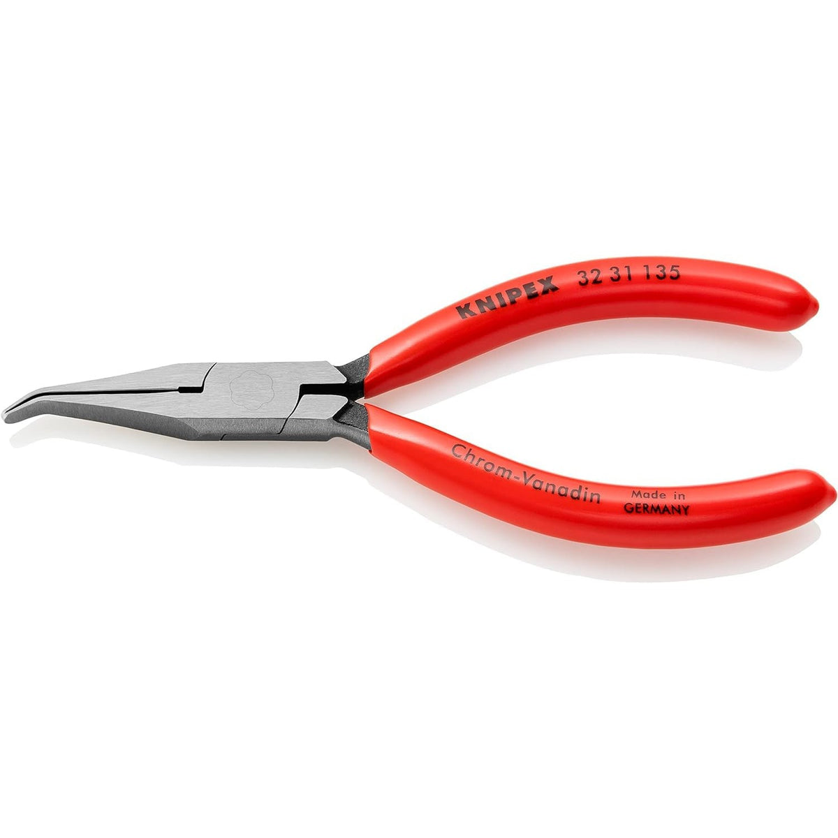 Knipex 32 31 135 - Pressure pliers with wide flat jaws at a 40º angle Knipex 135 mm. with PVC handles