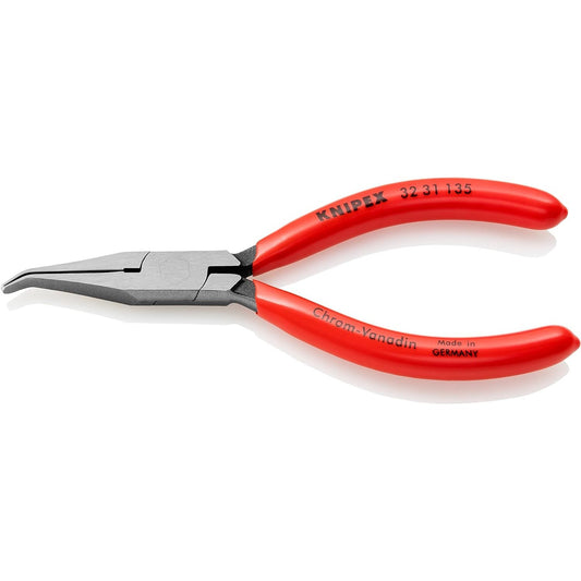 Knipex 32 31 135 - Pince à becs plats larges coudée à 40° Knipex 135 mm. avec poignées en PVC