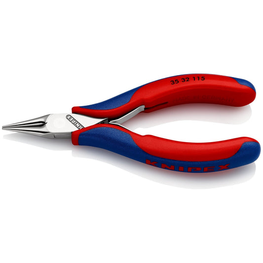 Knipex 35 32 115 - Alicate de montaje para electrónica Knipex 115 mm. con bocas redondas y mangos bicomponentes - Ferrotecnia