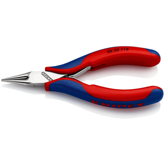 Knipex 35 32 115 - Knipex electronics assembly pliers 115 mm. with round mouths and two-component handles