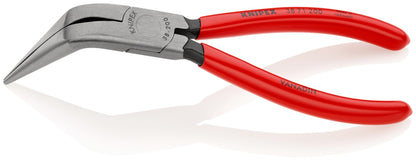 Knipex 3871200 - Alicate para mecánicos, bocas 70º semiredondas 200 mm - Ferrotecnia