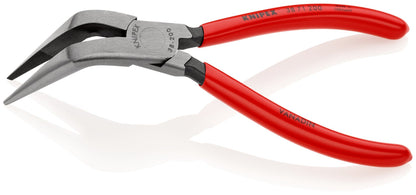 Knipex 3871200 - Alicate para mecánicos, bocas 70º semiredondas 200 mm - Ferrotecnia