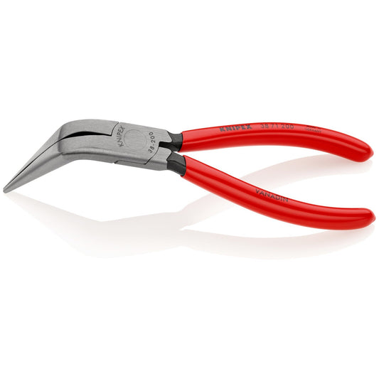 Knipex 3871200 - Mechanic's pliers, 70º semi-round jaws 200 mm