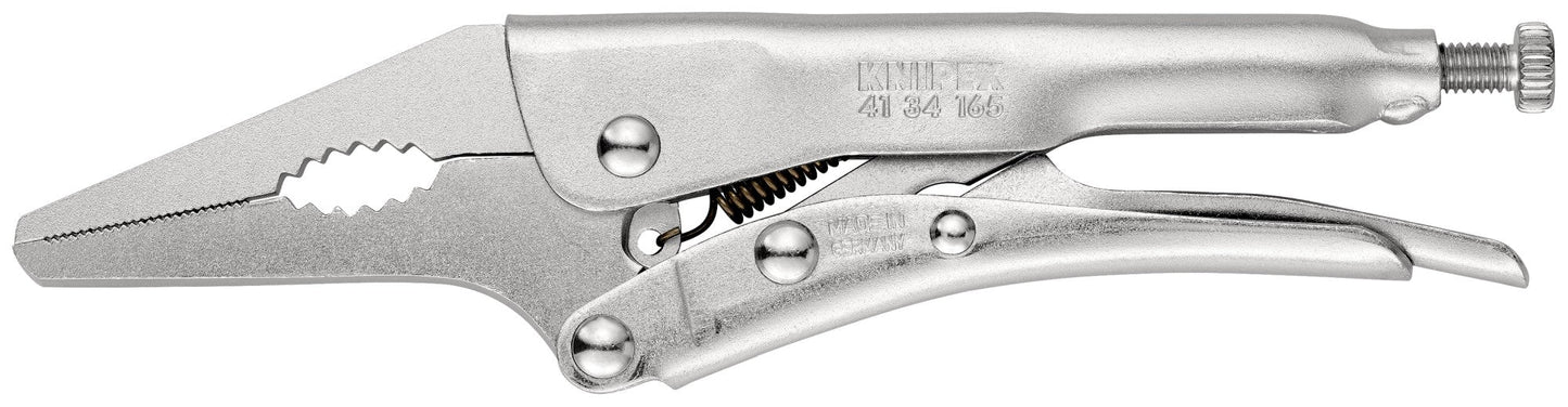 Knipex 4134165 - Mordaza Grip con bocas largas y estrechas 165 mm - Ferrotecnia