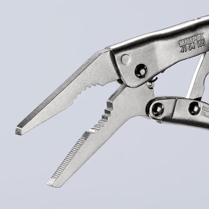 Knipex 4134165 - Mordaza Grip con bocas largas y estrechas 165 mm - Ferrotecnia