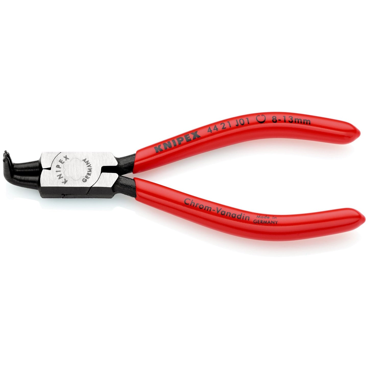 Knipex 44 21 J41 - Pliers with 90º mouth for Knipex internal washers, for washers from 85 to 140 mm.