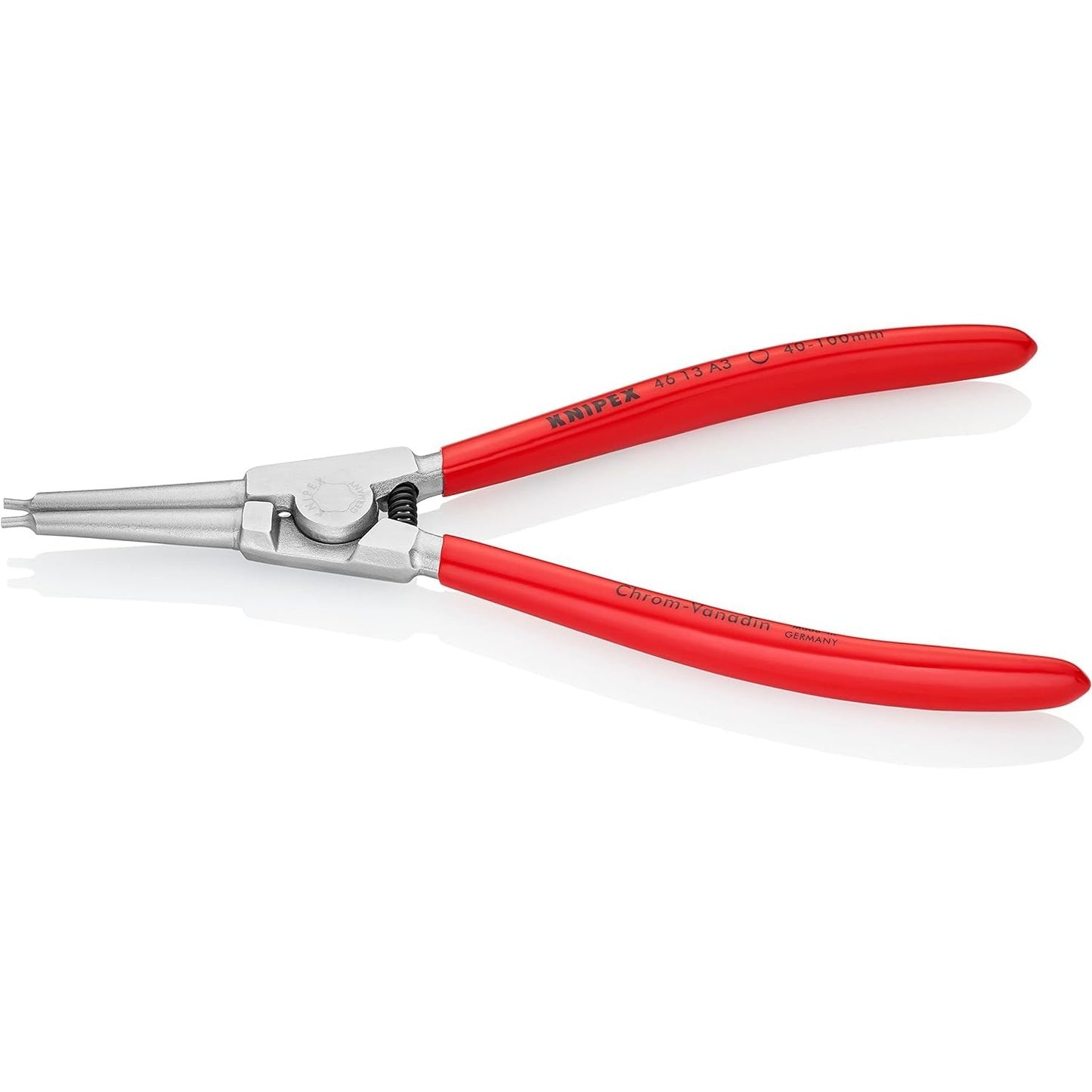 Knipex 46 13 A3 - Straight pliers for Knipex external washers, for washers from 40 to 100 mm.