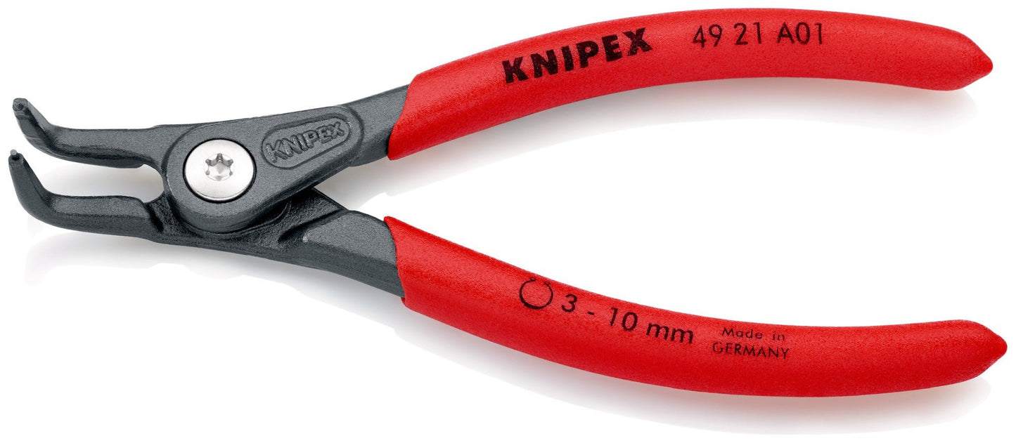 Knipex 49 21 A41 - Alicate de precisión con boca a 90º para arandelas exteriores Knipex, para arandelas de 85 a 140 mm. - Ferrotecnia