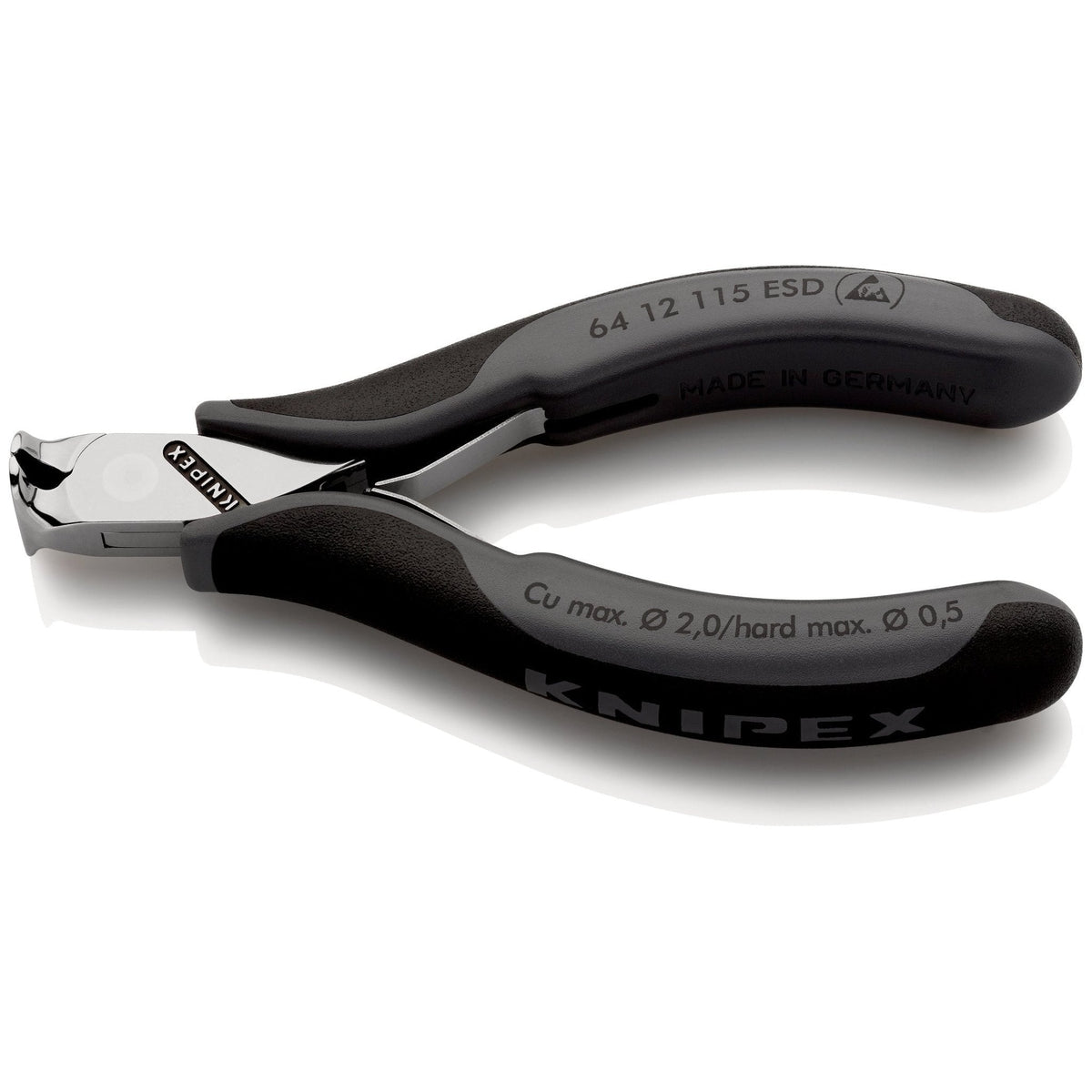 Knipex 64 12 115 ESD - Alicates de corte frontal para electrónica ESD - Ferrotecnia