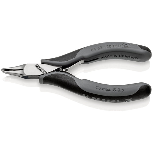 Knipex 64 62 120 ESD - Alicates de corte frontal para electrónica ESD