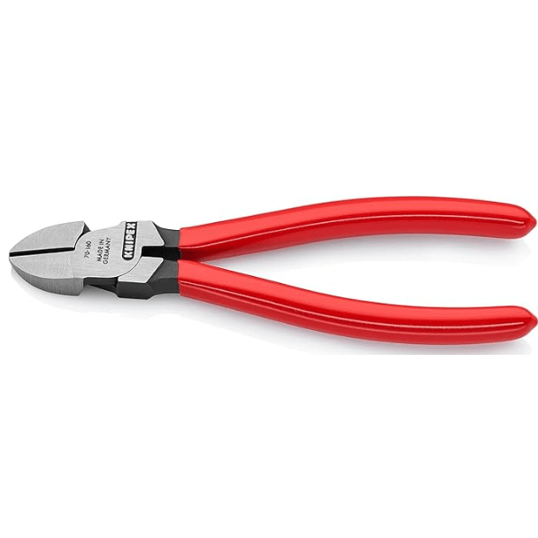 Knipex 70 01 160 SB - Knipex 160 mm diagonal cutting pliers. with PVC handles (in self-service packaging)