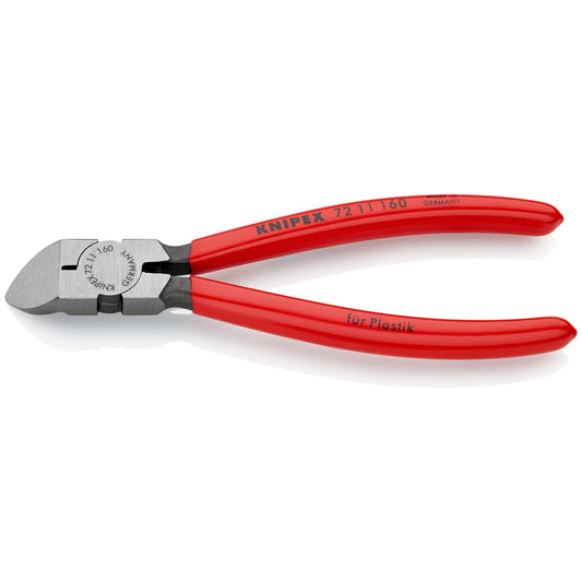 Knipex 72 11 160 SB - Diagonal cutting pliers for plastics