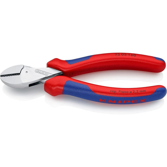 Knipex 73 05 160 - Alicate de corte diagonal Knipex X-Cut® 160 mm. con mangos bicomponentes