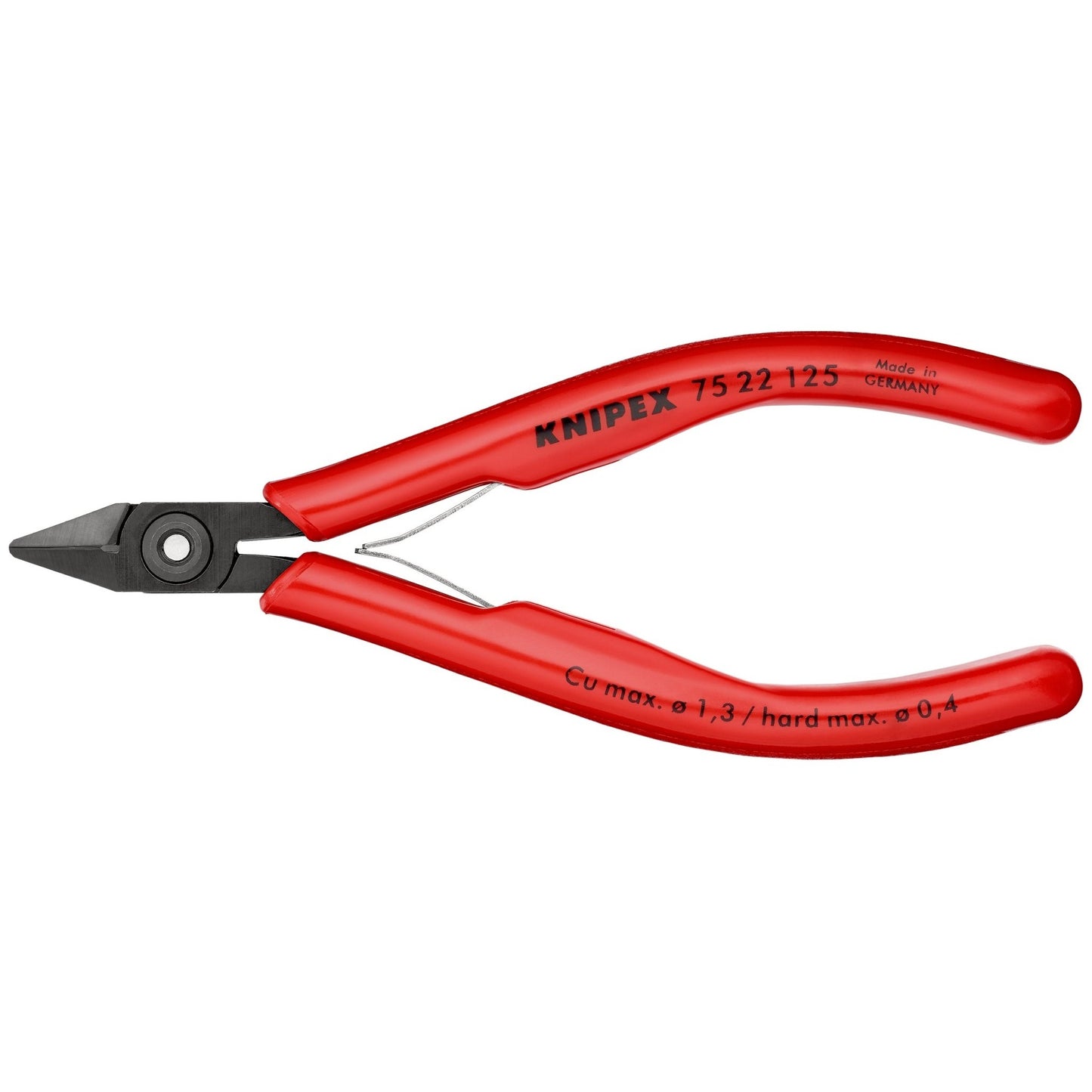 Knipex 75 22 125 - Alicates de corte diagonal para electrónica