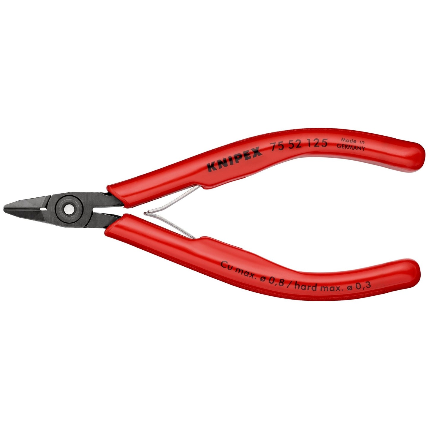 Knipex 75 52 125 - Alicates de corte diagonal para electrónica