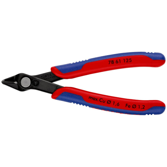 Knipex 78 61 140 - Knipex SuperKnips XL 140 mm electronic cutting pliers. with two-component handles. Bevelless edges. Suitable for fiberglass.