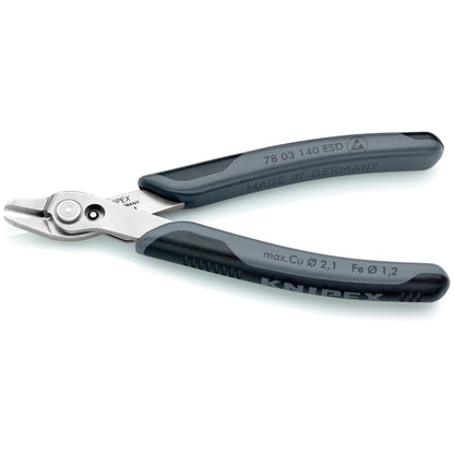 Pince coupante électronique Knipex 7803140ESD - Super Knips ESD 140 mm