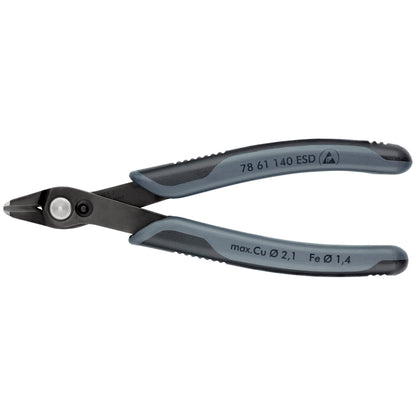 Knipex 7861140ESD - Alicate de corte para electrónica Super Knips ESD 140 mm - Ferrotecnia
